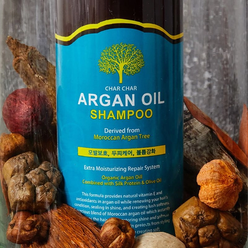 Шампунь для волос аргановое масло - Char Char Argan Oil Shampoo, 500 мл - фото N3