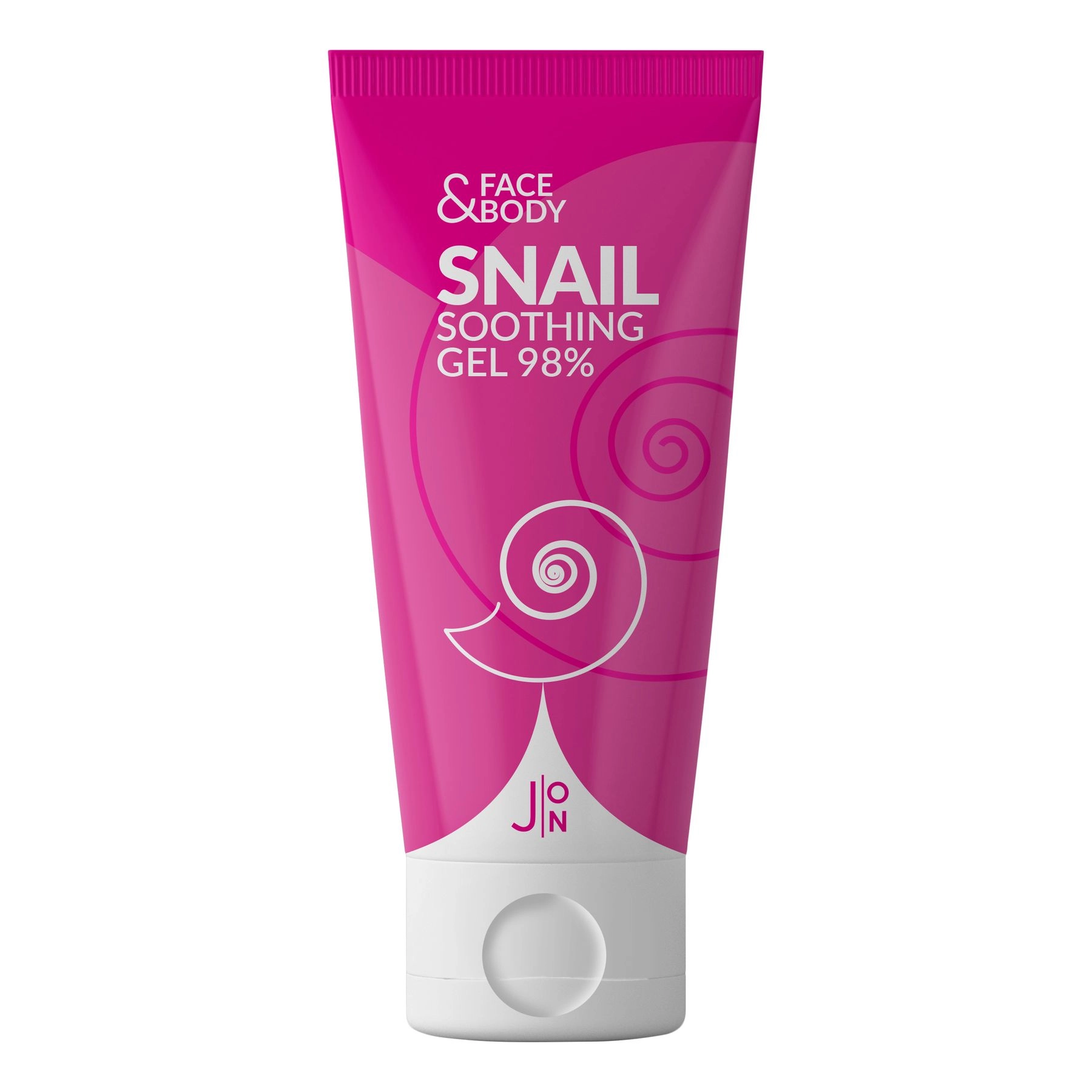 Гель універсальний для обличчя та тіла з Муцином равлика - J:ON Face & Body Snail Soothing Gel 98%, 200 мл - фото N1