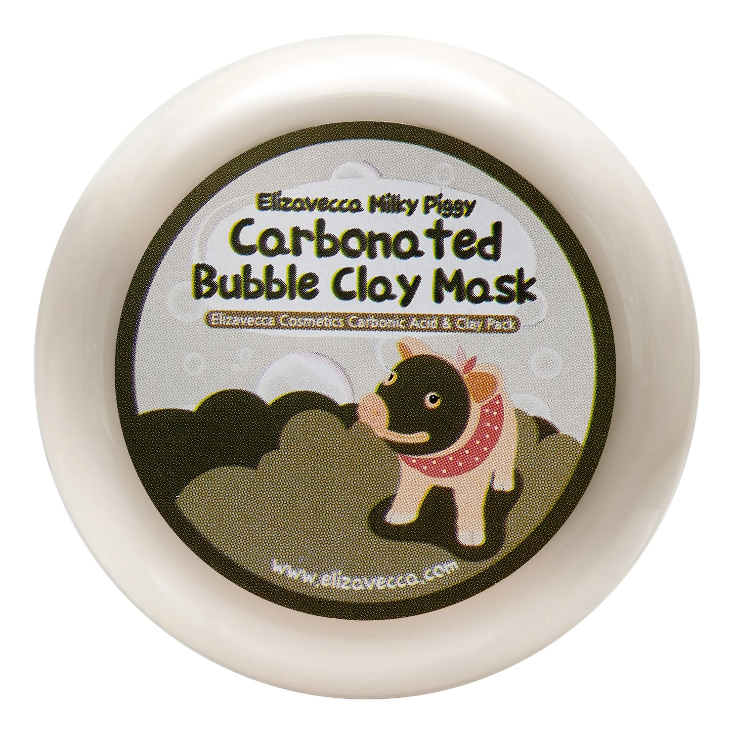 Глиняна-бульбашкова маска для обличчя - Elizavecca Milky Piggy Carbonated Bubble Clay Mask, 100 мл - фото N4