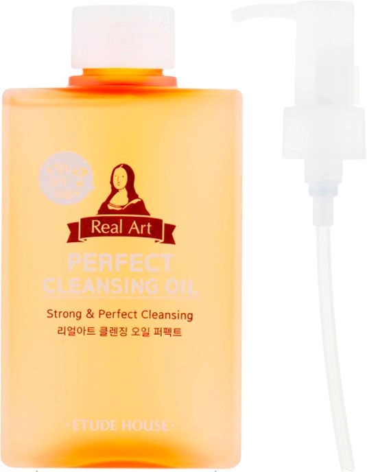 Интенсивное очищающее гидрофильное масло - Etude House Real Art Perfect Cleansing Oil, 185 мл - фото N1