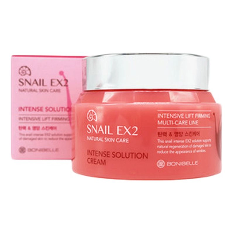 Интенсивный крем с муцином улитки - Bonibelle Enough Snail EX2 Intense Solution Cream, 80 мл - фото N1