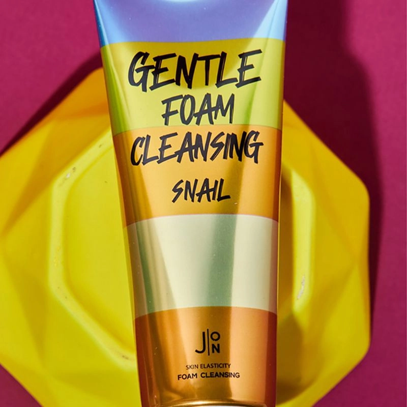 Пінка для вмивання з муцином равлика - J:ON Gentle Foam Cleansing Snail, 100 мл - фото N3