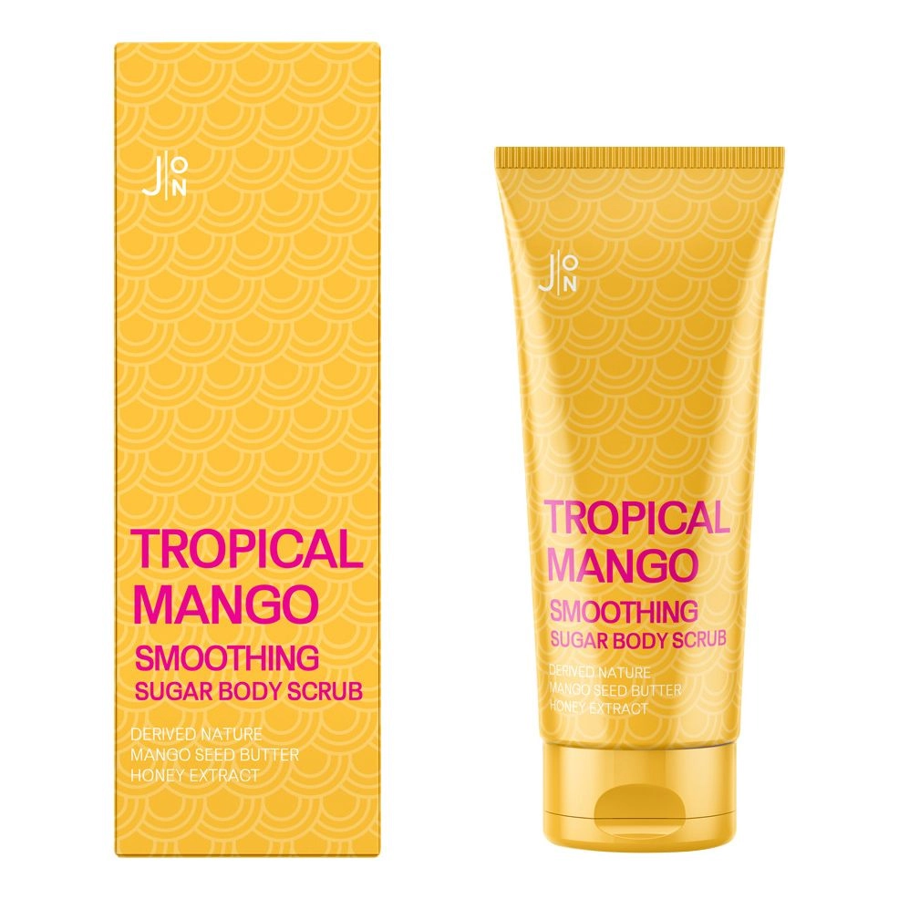 Скраб для тіла манго - J:ON Tropical Mango Smoothing Sugar Body Scrub, 250 г - фото N1