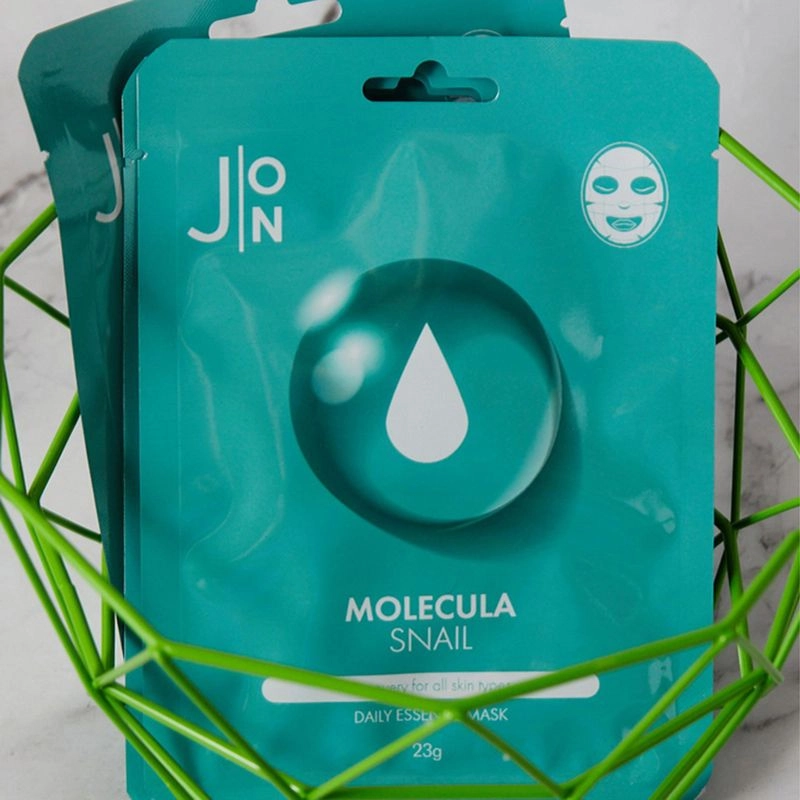 Тканевая маска для лица с муцином улитки - J:ON Molecula Snail Daily Essence Mask, 1 шт - фото N3
