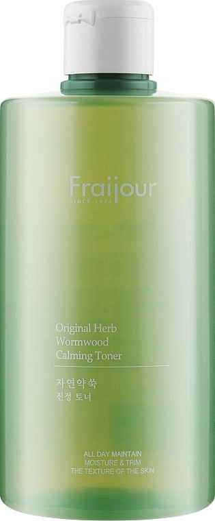 Тонер для чутливої шкіри з екстрактом полину - Fraijour Original Herb Wormwood Calming Toner, 500 мл - фото N1