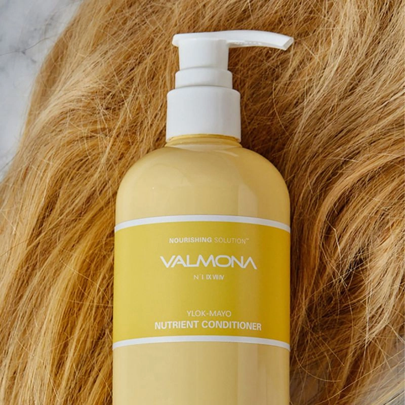 Живильний кондиціонер для волосся з яєчним жовтком - Valmona Nourishing Solution Yolk-Mayo Nutrient Conditioner, 480 мл - фото N3