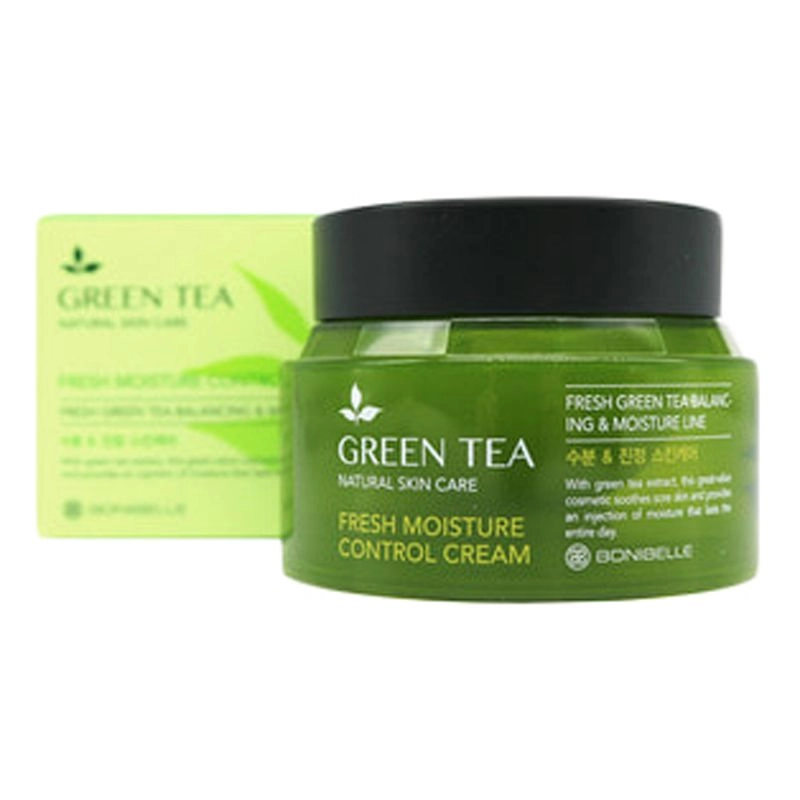 Крем для обличчя зелений Чай - Bonibelle Green Tea Fresh Moisture Control Cream - фото N1