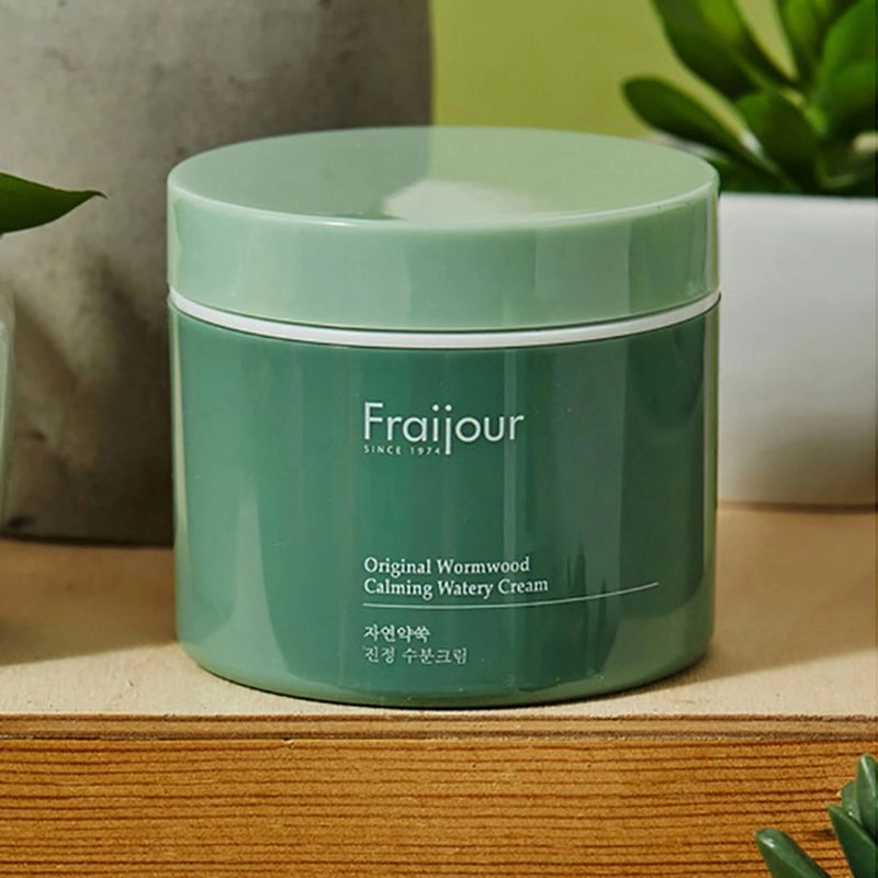 Зволожуючий крем для чутливої шкіри з екстрактом полину - Fraijour Original Herb Wormwood Calming Watery Cream, 100 мл - фото N3