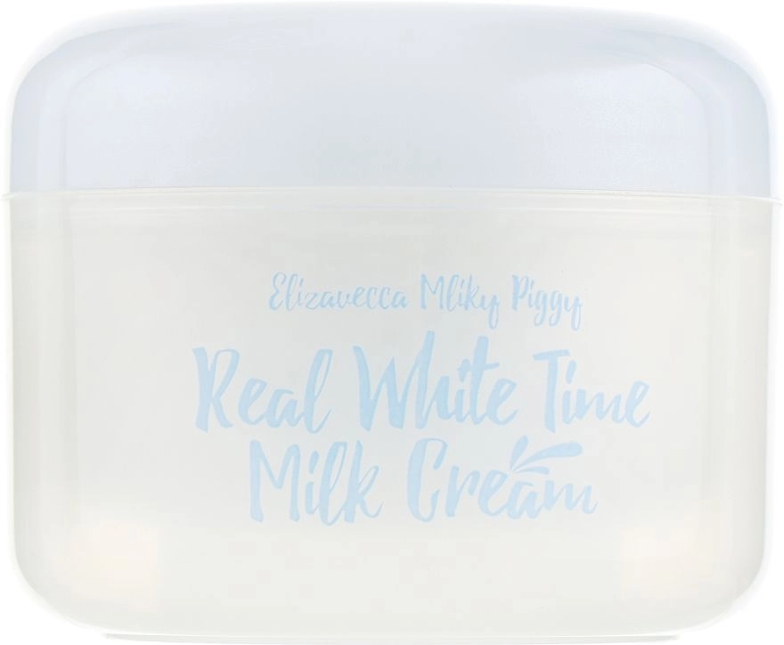 Крем для обличчя освітлюючий - Elizavecca Milky Piggy Real White Time Milk Cream, 100 г - фото N2