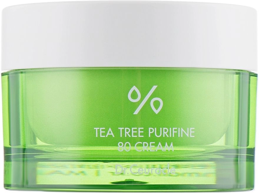 Крем для лица с экстрактом чайного дерева - Dr. Ceuracle Tea Tree Purifine 80 Cream, 50 мл - фото N1