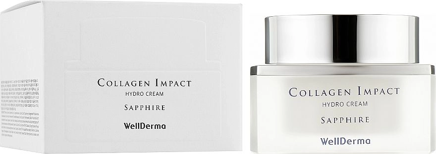 WellDerma Sapphire Collagen Impact Hydro Cream Крем для обличчя з колагеном 50 г - фото N1