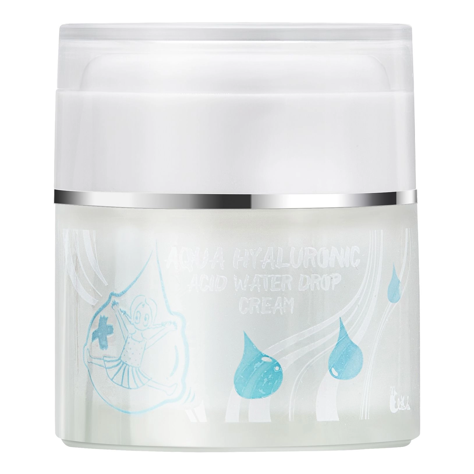 Крем для обличчя зволожуючий гіалуроновий - Elizavecca Face Care Aqua Hyaluronic Acid Water Drop Cream, 50 мл - фото N1