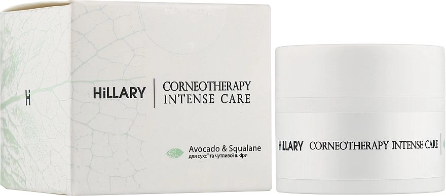 Крем для жирної та проблемної шкіри обличчя - Hillary Corneotherapy Intense Care Avocado & Squalane, 50 мл - фото N2