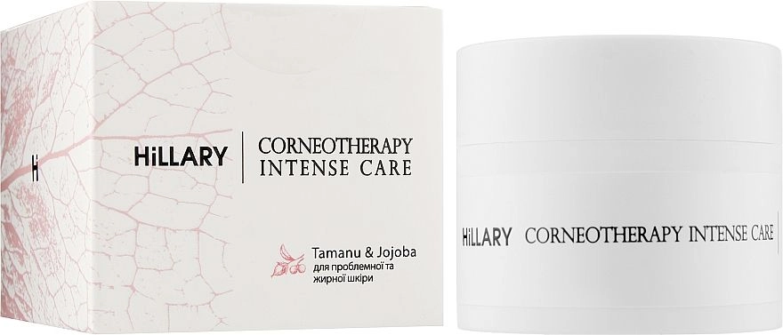 Крем для жирної та проблемної шкіри обличчя - Hillary Corneotherapy Intense Care Tamanu & Jojoba, 50 мл - фото N2