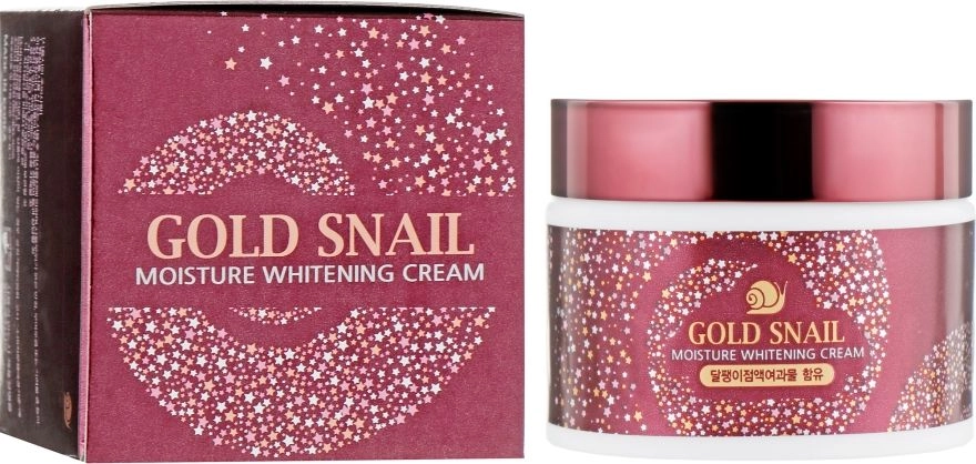 Крем с муцином улитки - Enough Gold Snail Moisture Whitening Cream, 50 мл - фото N1