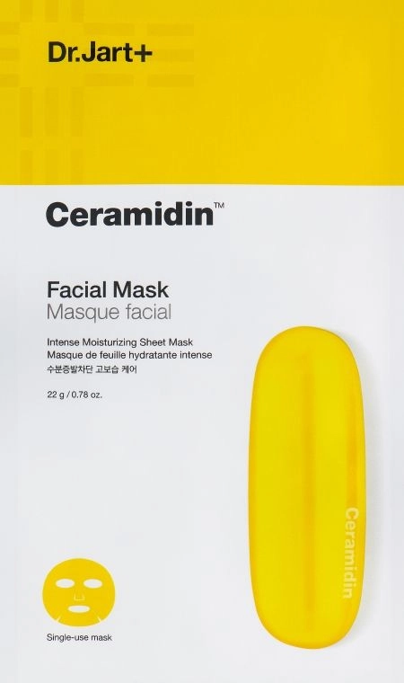 Dr. Jart Маска для відновлення шкіри обличчя Dr.Jart+ Ceramidin Facial Mask 22 г - фото N1