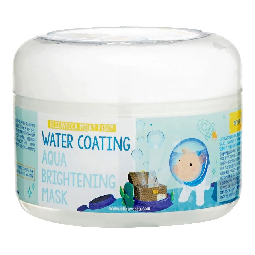 Маска нічна зволожуюча 100г - Elizavecca Face Care Milky Piggy Water Coating Aqua Brightening Mask, 100 г - фото N1