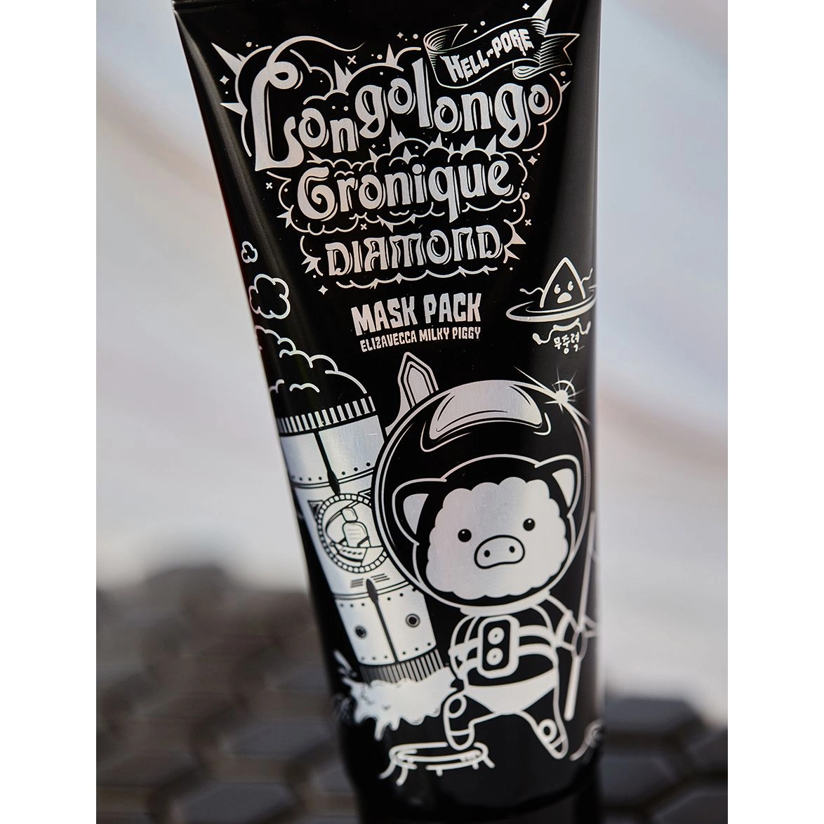 Elizavecca Маска-плівка з алмазним порошком Hell-Pore Longolongo Gronique Diamond Mask Pack, 100мл - фото N9