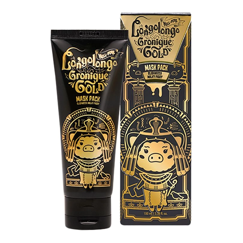 Маска-плівка з золотом - Elizavecca Hell-Pore Longolongo Gronique Gold Mask Pack, 100 мл - фото N1