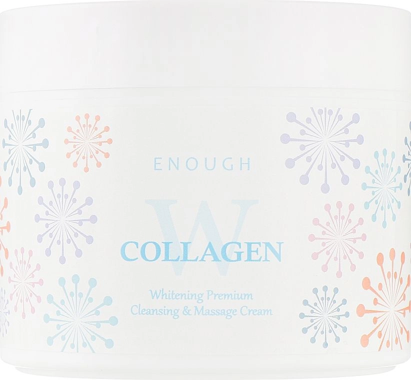 Масажний освітлюючий крем з колагеном для тіла - Enough W Collagen Whitening Premium Cleansing & Massage Cream, 300 мл - фото N3