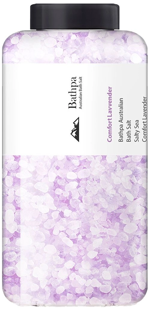 Морская австралийская соль для ванны "Комфортная Лаванда" - BATHPA Australian Bath Salt - Comfort Lavender, 1200 г - фото N1