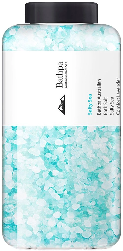 Морська австралійська сіль для ванни "Солоне Море" - BATHPA Australian Bath Salt - Salty Sea, 1200 г - фото N1