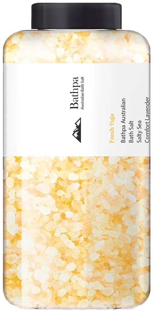Морская австралийская соль для ванны "Свежий цитрус" - BATHPA Australian Bath Salt - Fresh Yuja, 1200 г - фото N1