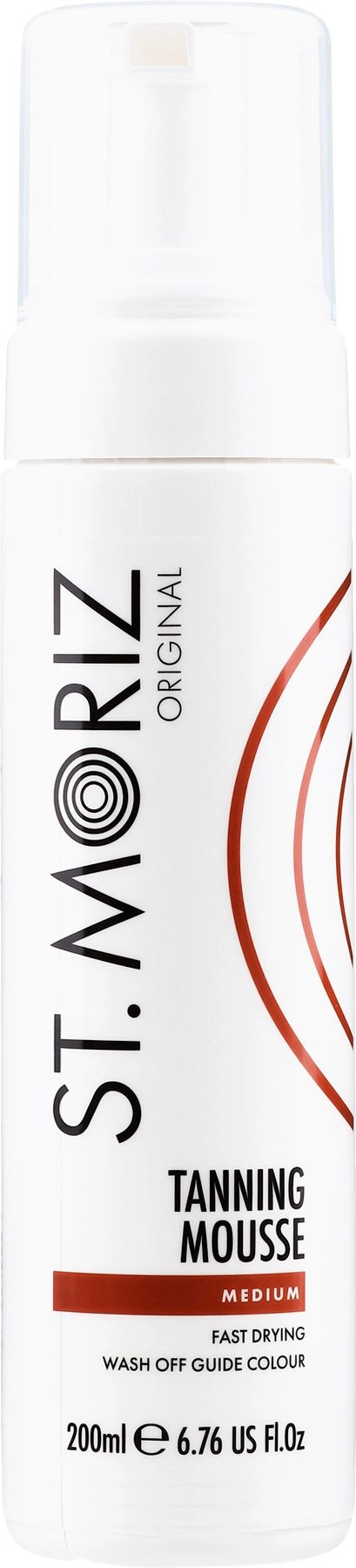 Мус-автозасмага, середній відтінок - St. Moriz Instant Self Tanning Mousse Medium, 200 мл - фото N1
