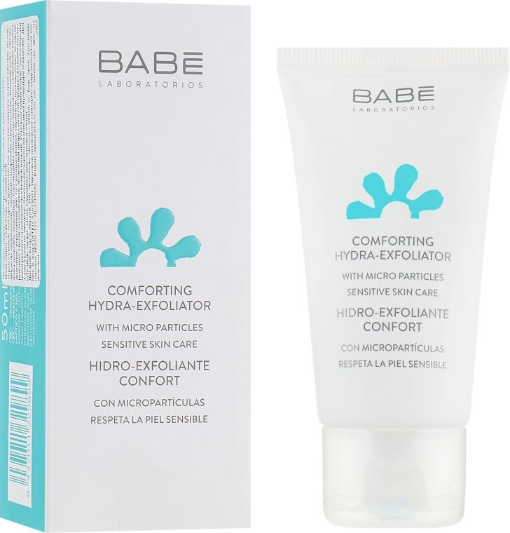 Мягкий увлажняющий скраб для лица - BABE Laboratorios Comforting Hydra-Exfoliator, 50 мл - фото N1