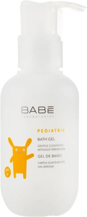 М'який дитячий гель для душу - BABE Laboratorios PEDIATRIC Bath Gel, travel size, 100 мл - фото N1