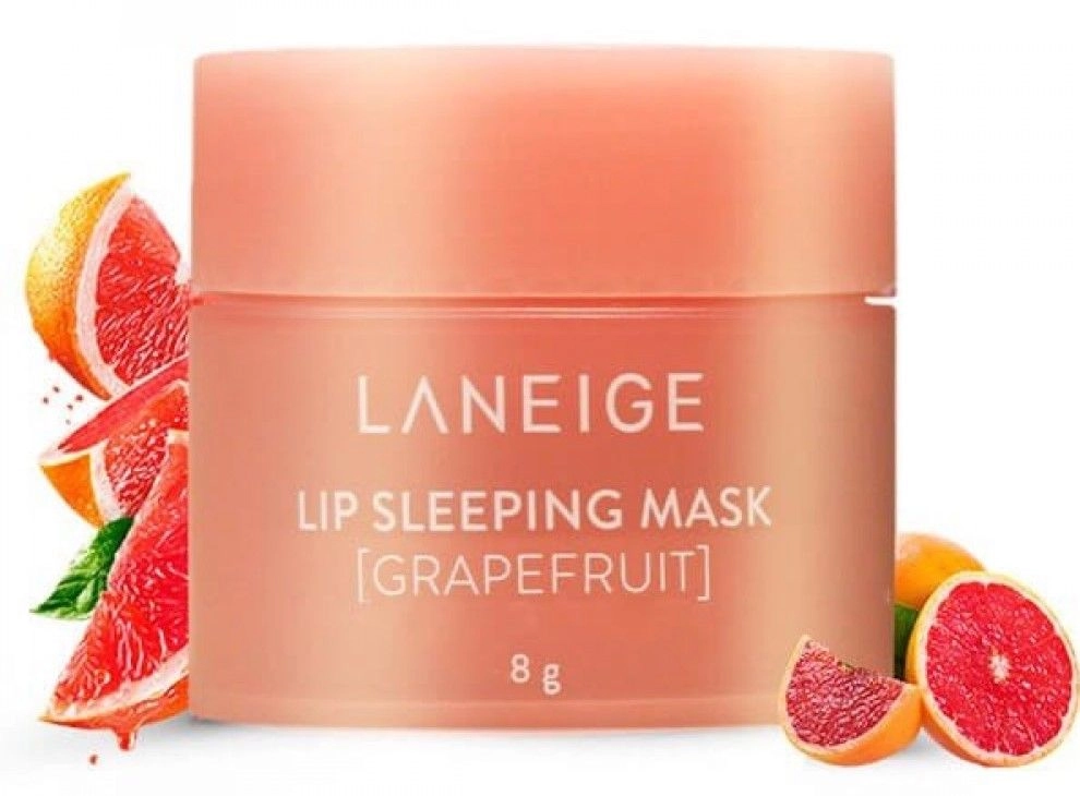 Ночная маска для губ с экстрактом грейпфрута - Laneige Lp Sleeping Mask EX Grapefruit, 20 г - фото N3