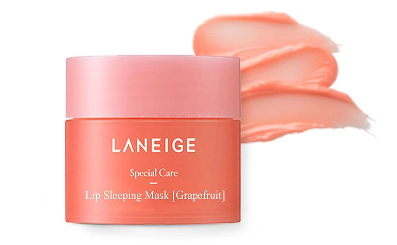 Ночная маска для губ с экстрактом грейпфрута - Laneige Lp Sleeping Mask EX Grapefruit, 20 г - фото N4