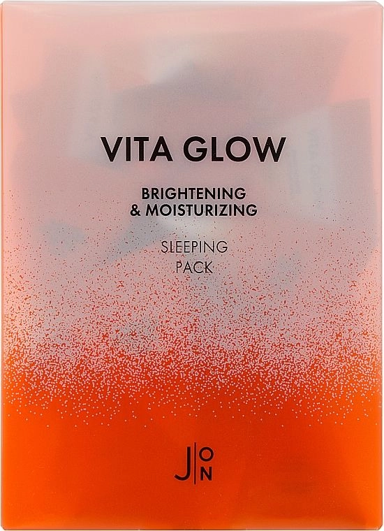 Нічна маска для сяйва з вітамінами - J:ON Vita Glow Brightening & Moisturizing Sleeping Pack, 5 мл, 1 шт - фото N2