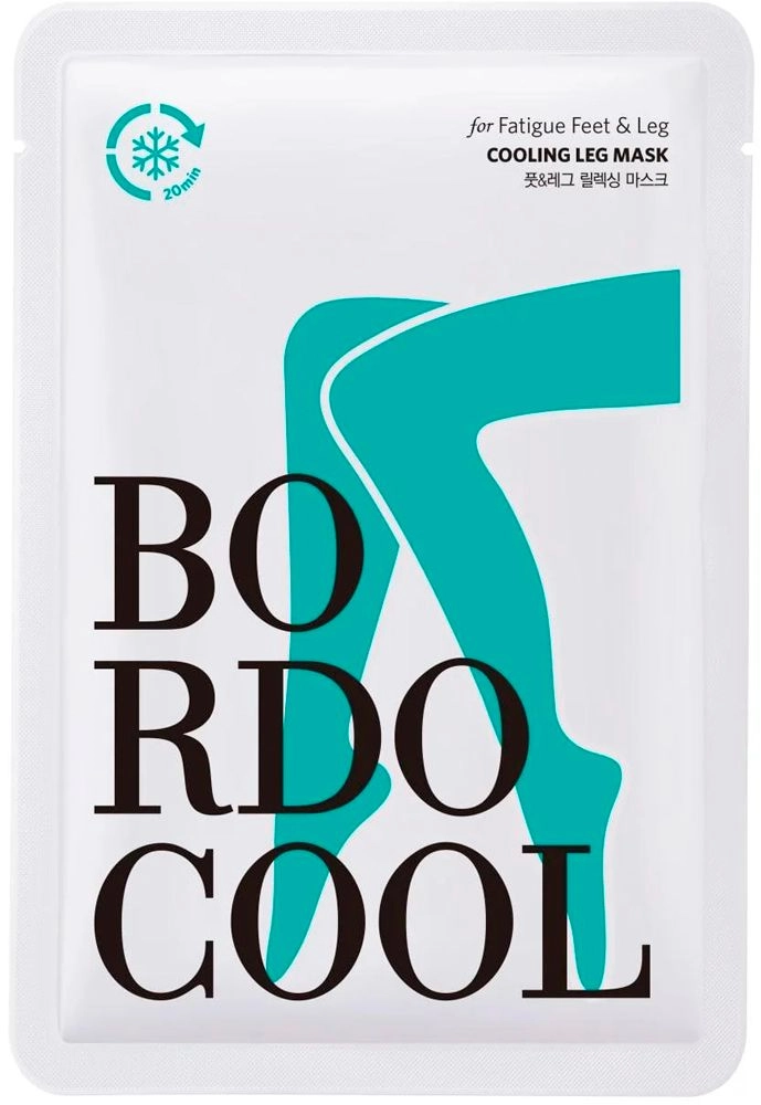 Охолоджуюча маска-шкарпетки для ніг - BORDO COOL Leg Mask, 20 мл - фото N1