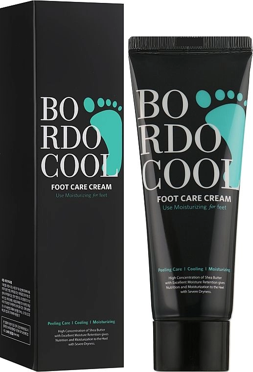 Охолоджуючий крем для ніг - BORDO COOL Mint Cooling Foot Care Cream, 75 мл - фото N1