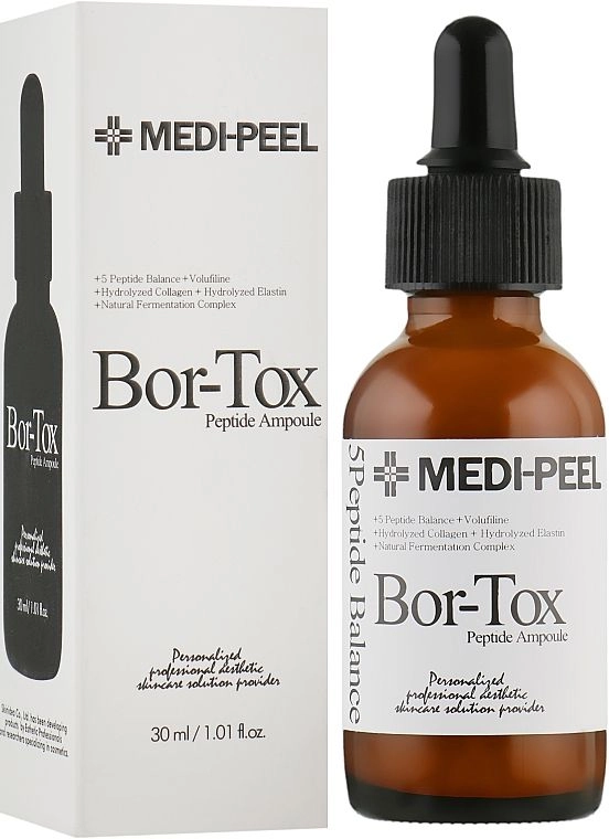 Омолаживающая пептидная сыворотка против морщин - Medi peel Bor-Tox Peptide Ampoule, 30 мл - фото N2