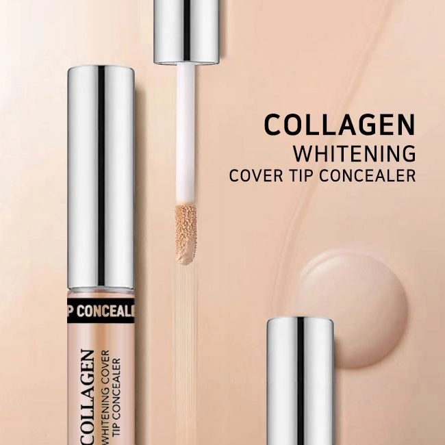 Осветляющий коллагеновый консилер - Enough Collagen Whitening Cover Tip Concealer №2, 9 г - фото N3