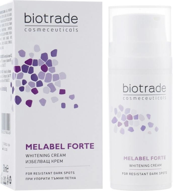 Відбілюючий крем посиленої дії для шкіри із стійкою гіперпігментацією - Biotrade Melabel Forte Cream, 30 мл - фото N1