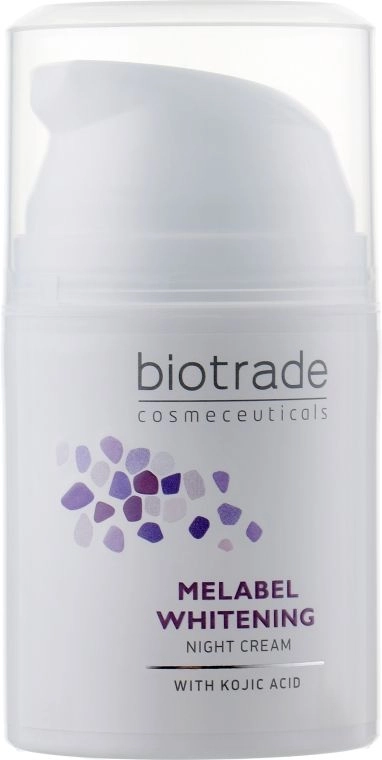 Отбеливающий ночной крем для кожи - Biotrade Melabel Whitening Night Cream, 50 мл - фото N2