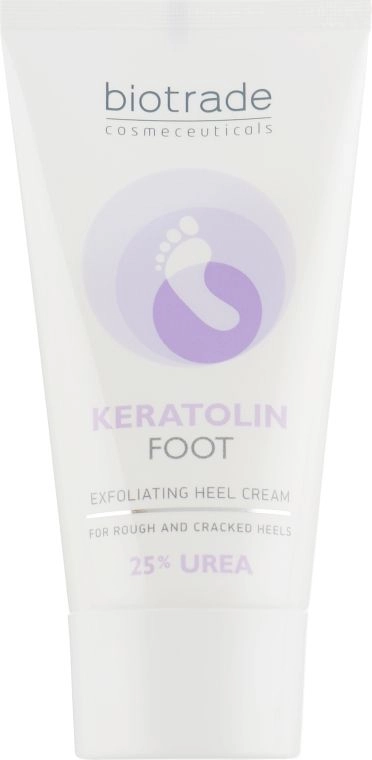 Відлущуючий крем для ніг з 25% сечовини з пом'якшуючою дією - Biotrade Keratolin Foot Exfoliating Heel Cream, 50 мл - фото N2