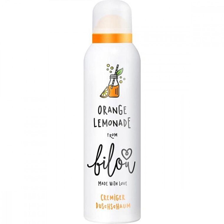 Пінка для душу "Апельсиновий лимонад" - Bilou Orange Limonade Shower Foam, 200 мл - фото N1