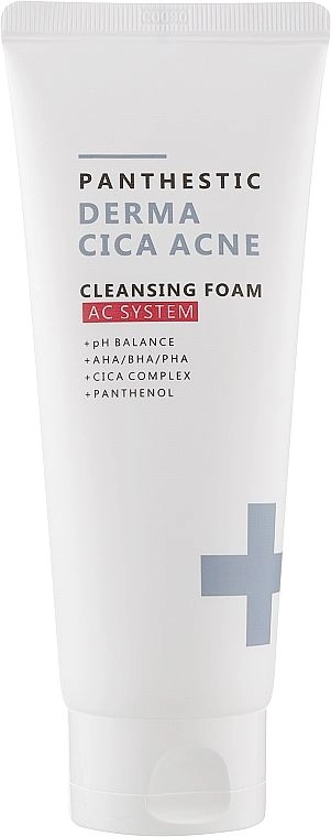 Пінка для вмивання обличчя - Panthestic Derma Cica Acne Cleansing Foam, 140 мл - фото N1