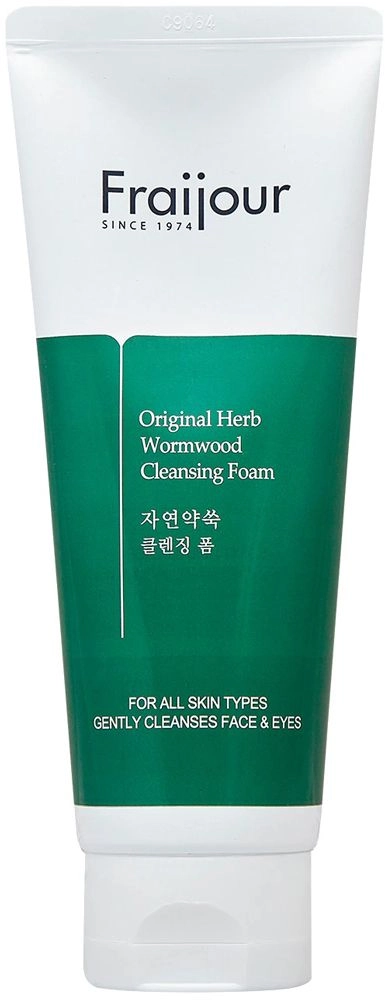 Пенка для умывания для чувствительной кожи с экстрактом полыни - Fraijour Original Herb Wormwood Cleansing Foam, 150 мл - фото N1