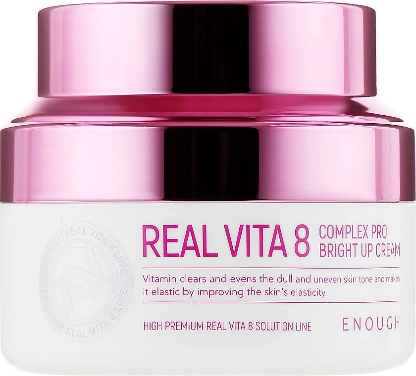 Живильний крем для обличчя з вітамінами - Enough Real Vita 8 Complex Pro Bright Up Cream, 50 мл - фото N2
