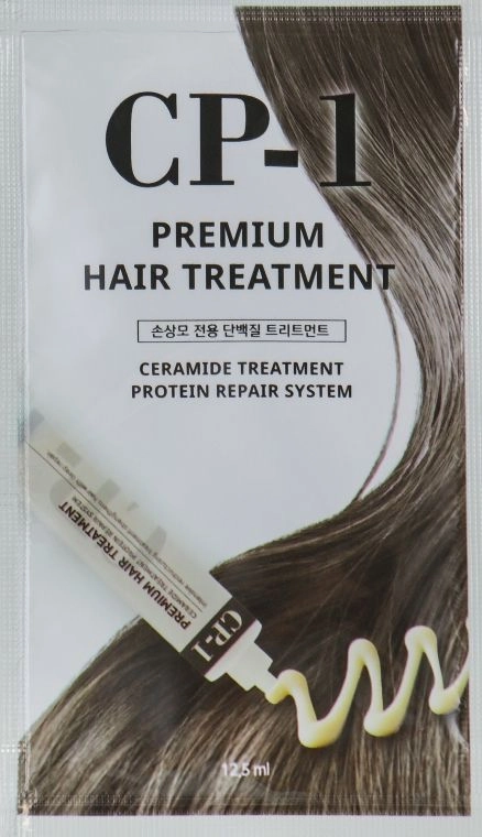 Протеїнова маска для волосся з керамідами - Esthetic House CP-1 Premium Hair Treatment, пробник, 12,5 мл - фото N1