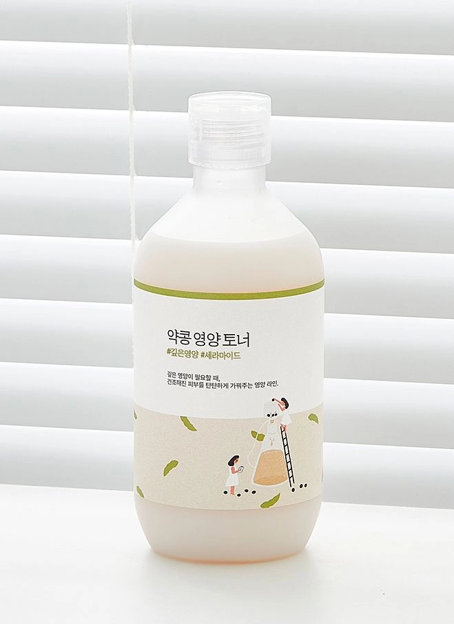 Поживний тонер з екстрактом чорних соєвих бобів - ROUND LAB Soybean Nourishing Toner, 300 мл - фото N3