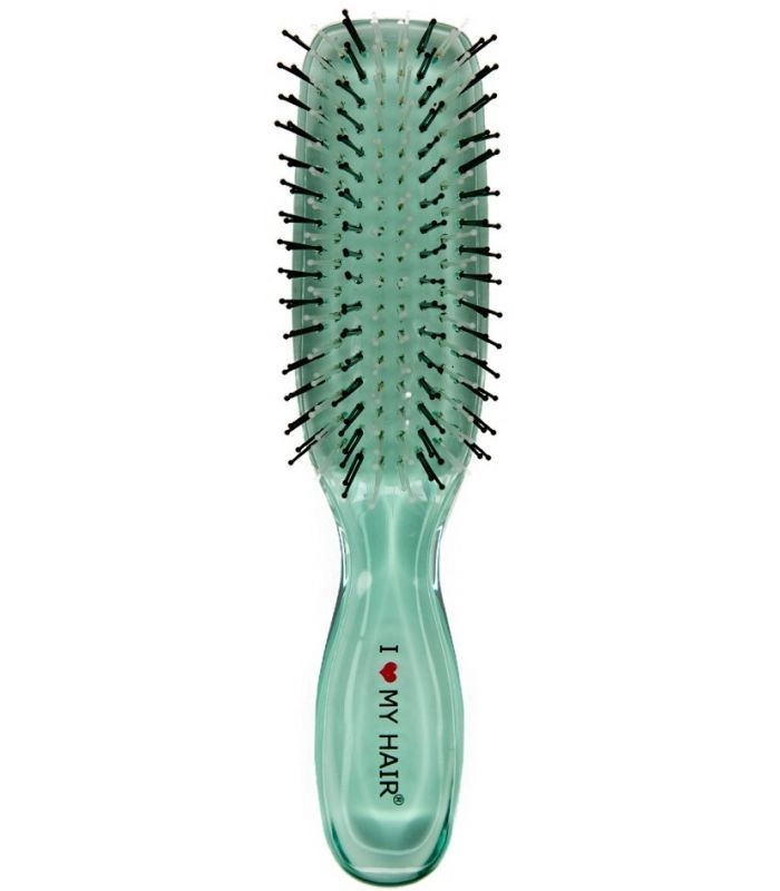 Расческа для волос Русалочка - I LOVE MY HAIR Spider M, зеленая прозрачная - фото N1