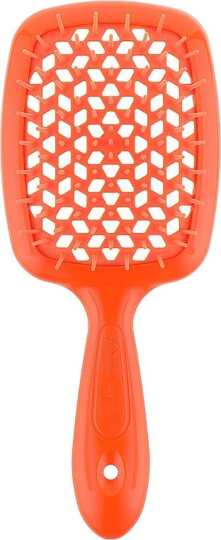 Расческа для волос - Janeke Small Superbrush, оранжевая, маленькая - фото N1