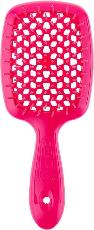 Расческа для волос - Janeke Small Superbrush, розовая, маленькая - фото N1