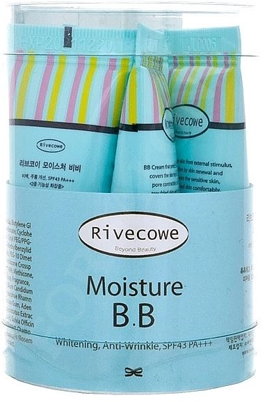 Тональный BB крем - RIVECOWE Beyond Beauty Moisture BB SPF 43 РА+++ Mini Set, 5x5 мл - фото N1